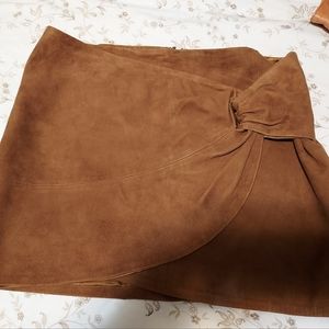 Sezane suede mini skirt. Size 36.